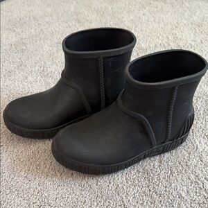 UGG Kids Black Rain Boots